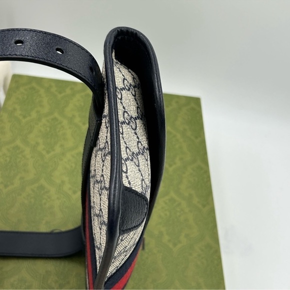 Women’s Gucci blue/red Ophelia GG belt bag size 80 cm/32 inches adjustable - Picture 5 of 14